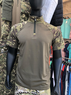 Убакс стрейч Тактическая рубашка с коротким рукавом LOGOS мультикам ХL - изображение 3
