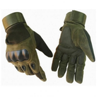 Тактические перчатки с закрытыми пальцами, XXL, Олива - изображение 3