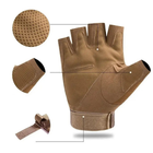Тактические беспалые перчатки митенки L - изображение 5