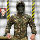Чоловічий Дощовик із мембранної тканини / Водонепроникна Куртка з капюшоном мультикам розмір L - зображення 1