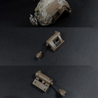 Компактний Ліхтар на шолом Night Evolution Charge Mpls Desert / Налобний Ліхтарик із Кріпленнями у комплекті койот - зображення 4