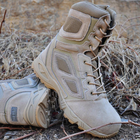 Мужские замшевые Ботинки Han-Wild Outdoor на резиновой подошве / Демисезонные Берцы койот размер 40 - изображение 1