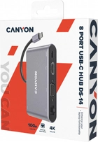 USB-Hub Canyon 8-portowy USB-C Hub DS-14 (CNS-TDS14) - obraz 5