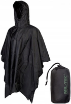 Почно, чорний MIL-TEC Poncho Ripstop Basic 10628002 - зображення 1