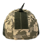 Тактичний військовий кавер на шолом Fast L Піксель - зображення 3
