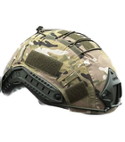 Кавер тактический multicam для шлема на каску fast кавер мультикам фаст без ушей чехол на шолом L - изображение 4