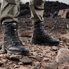Берцы зимние мужские тактические непромокаемые ботинки M-tac Thinsulate Black размер 43 (28.5 см) высокие с утеплителем - изображение 5