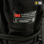 Берцы зимние мужские тактические непромокаемые ботинки M-tac Thinsulate Black размер 41 (27 см) высокие с утеплителем - изображение 11