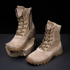 Тактическая обувь для военных лето Берцы, цвет песочный, размер 45 (105009-45) - изображение 6