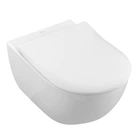 Унитаз подвесной Villeroy & Boch VERITY DESIGN 2.0 с крышкой SlimSeat и быстросъемным креплением, белый (5C98HR01)