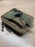 Утилітарна сумка з кишенею койот. Тактичний утилітарний підсумок - зображення 4