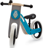 Rowerek biegowy Kinderkraft Uniq drewniany niebieski (KKRUNIQTRQ0000) - obraz 4