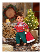 Різдвяний набір одягу для ляльки Zapf Creation Baby Born X-MAS Outfit (4001167830291) - зображення 3