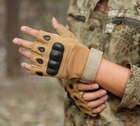 Перчатки тактические Oakley беспалые армейские Coyote XL - изображение 2