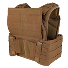 Военный жилет плитоноска для бронепластин с боковыми карманами для плит 300х250мм Койот - изображение 4