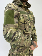 Тактический осенний военный комплект First ( Куртка + Штаны ), Камуфляж: Мультикам, Размер: XXL - изображение 4