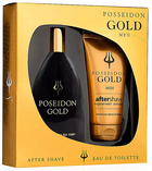 Zestaw Instituto Espanol Poseidon Gold Men Eau De Toilette Spray 150 ml + Balsam po goleniu 150 ml (8411047151174) - obraz 1