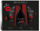 Zestaw damski Aire de Sevilla Si Quiero Eau De Toilette Spray 150 ml + Balsam do ciała 150 ml + Żel pod prysznic 150 ml (8411047136072) - obraz 1