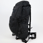 Рюкзак тактический штурмовой 45 л Oxford 1000D Черный - изображение 6