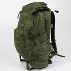 Рюкзак тактический штурмовой 45 л Oxford 1000D Олива - изображение 8