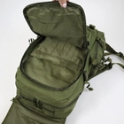 Рюкзак тактический штурмовой 45 л Oxford 1000D Олива - изображение 13