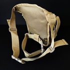 Тактична сумка на стегно SILVER KNIGHT Військова 28 х 27 см Нейлон Оксфорд 900D Хакі (TY-229) - зображення 5