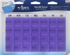 Органайзер для вітамінів та ліків Apex MediChest фіолетового кольору - зображення 1