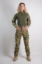 Убакс жіночий мультикам сорочка тактична з довгим рукавом розмір 50 - зображення 4