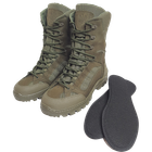 Мужские нубуковые Ботинки с Мембраной / Зимние Берцы до -25°C на устойчивой подошве олива размер 41 - изображение 6