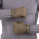 Перчатки тактические с закрытыми пальцами Military Rangers BC-9878 размер: XXL Цвет: Оливковый - изображение 4