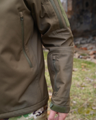 Куртка тактична PROF 4.5.0 SOFT SHELL 3XL ОЛИВА - изображение 4