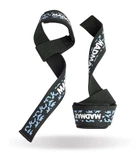 Лямки для тяги спортивні еластичні ремінці для тяги MadMax Camo Power Wrist Straps Camo/Light Blue TR_MFA-275-BLU-U