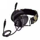 Навушники активні з мікрофоном PROTAC VII Black + кріплення на шолом Чебурашка (15182pr) - зображення 6