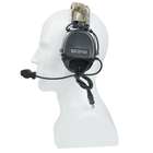 Навушники активні з мікрофоном PROTAC VII Black + кріплення на шолом Чебурашка (15182pr) - зображення 11