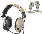 Навушники Активні з мікрофоном PROTAC VII DE + Premium кріплення Чебурашка (15181pr) - зображення 1