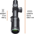 Приціл Bushnell AR Optics 3-12x40mm DropZone-223 SFP Чорний - зображення 3