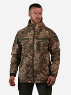 Тактична куртка утеплена BEZET Softshell Omega 9200 L Піксель (2000093215471)
