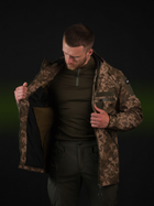 Тактична куртка утеплена BEZET Softshell Omega 9200 XL Піксель (2000093215488) - зображення 7