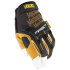 Тактические перчатки Mechanix Wear M-Pact Leather Fingerless Framer без трёх пальцев S - изображение 3