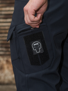 Тактические штаны утепленные BEZET Softshell Байрактар 9510 3XL Синие (ROZ6400181703) - изображение 8