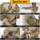 IDOGEAR G3 V2 Комплект Уніформи - бойова сорочка UBACS і штани з наколінниками Multicam оригінал Розмір L - зображення 8