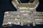 Плитоноска Кіраса з системою швидкого скидання та боковими кишенями кордура піксель ОЛ-3 1051 - зображення 5