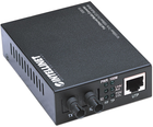 Media konwerter ntellinet 10/100Base-Tx to 100Base-Fx (ST) Multi-Mode, 2 km (1.24 mi) (Euro 2-pin plug) (766623506519) - obraz 2