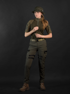 Тактичні штани BEZET Aggressive 6219 XS Хакі (ROZ6400181493) - зображення 4