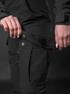 Тактичні штани BEZET Aggressive 1606 XS Чорні (ROZ6400181501) - зображення 11