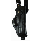 Кобура Медан для Glock 17 оперативная кожаная формованная с кожаным креплением (1005 Glock 17 вертикальна) - изображение 2