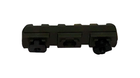 Планка DLG Tactical (DLG-110) для M-LOK, профіль Picatinny/Weaver (5 слотів) олива - зображення 3
