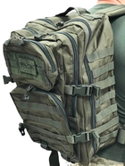Тактический рюкзак 36 л Олива MIL-TEC Assault 36L Olive с системой MOLLE Военный рюкзак Водоотталкивающий - изображение 5