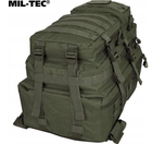 Тактический рюкзак 36 л Олива MIL-TEC Assault 36L Olive с системой MOLLE Военный рюкзак Водоотталкивающий - изображение 7