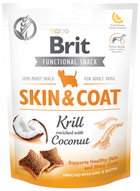 Przysmak dla psów Brit Care Dog Functional Snack Skin&Coat Krill 150 g (8595602539963) - obraz 1